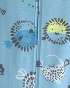 Toddler Boy Pufferfish 100% Cotton 1-Piece Pyjama - Blue, image 2 of 3 slides