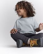 Toddler Neutral Short-Sleeve Relaxed Graphic Tee - Light Blue, image 1 of 6 slides