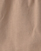 Baby Boy 2-Piece Short-Sleeve Bodysuit & Short Set - Brown/White, image 2 of 4 slides