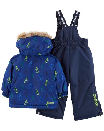 Baby Baby 2-Piece Snowsuit With Bonus Hat And Neck Warmer, 