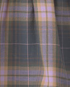 Baby Girl Plaid Peter Pan Collar Long-Sleeve Dress - Grey/Pink, image 4 of 5 slides