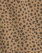 Filles - Ensemble 2 pi&egrave;ces &agrave; superposer robe en velours c&ocirc;tel&eacute; &agrave; motif l&eacute;opard et manches longues &ndash; Brun/Noir, image 4 sur 5 diapositives