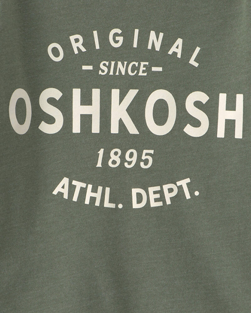 Baby Boy Oshkosh Logo Long-Sleeve Tee - Green, image 2 of 3 slides