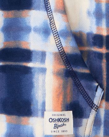 Gar&ccedil;ons - Haut &agrave; capuchon &agrave; manches longues en polaire DayDream - Blanc/Bleu/Orange, 