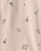Kid Pickleball T-Shirt - Brown, image 2 of 3 slides
