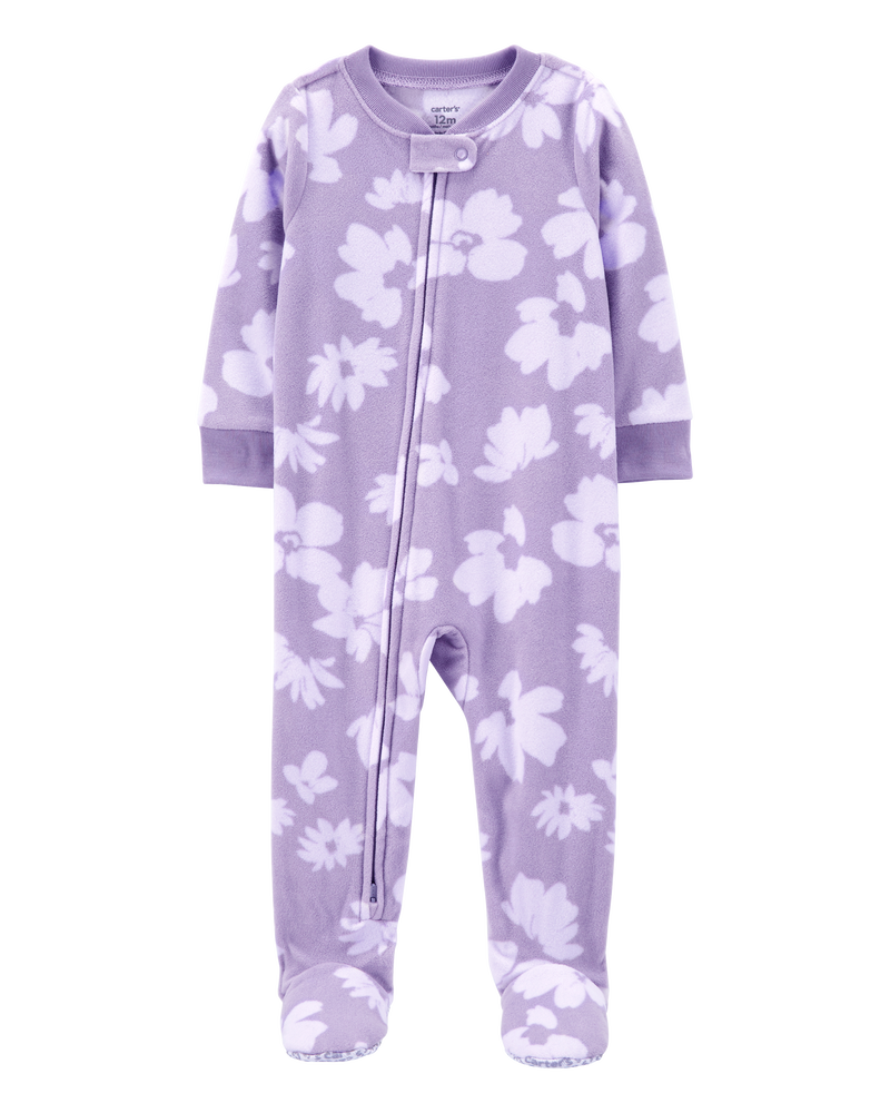 Multi Toddler 2 Pack Fleece Footie Pajamas Carter s Oshkosh Canada