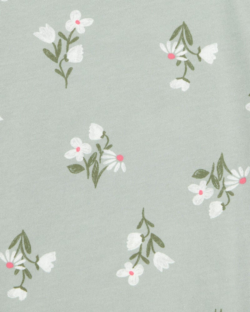 Toddler Floral Short-Sleeve Fashion Top - Floral, image 2 of 3 slides