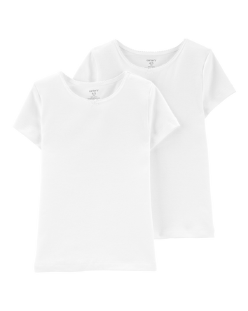 2-Pack Cotton Undershirts, 
