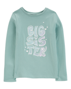 Kid Big Sister Long-Sleeve Graphic Tee, image 1 of 3 slides
