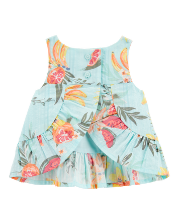 Baby 2-Piece Seersucker Floral Print Set, 