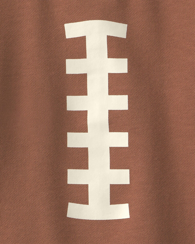 Toddler Organic Cotton 'Game Day' French Terry Sweatshirt, image 5 of 5 slides