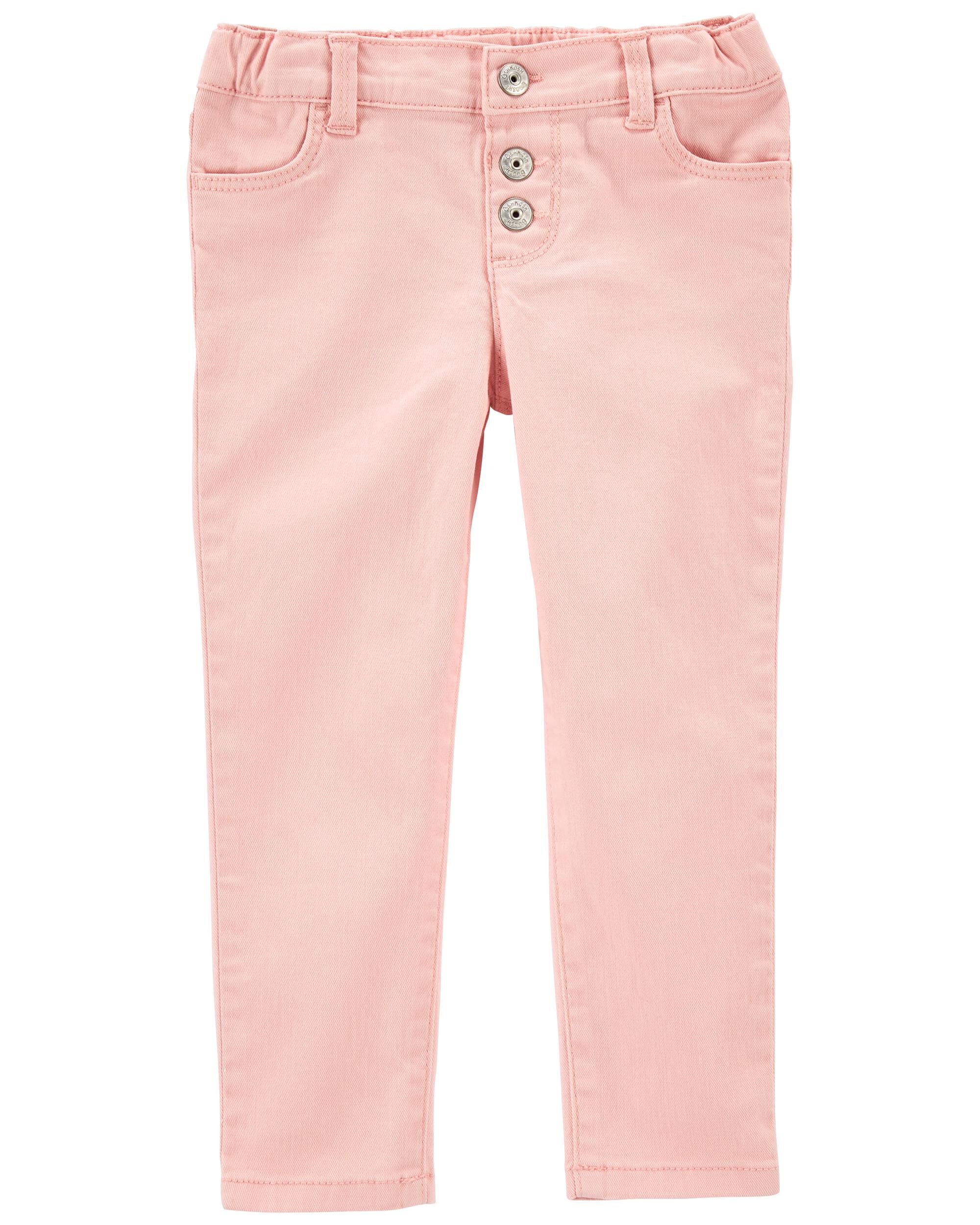 Pink Skinny Jeans Rip Repair Remix