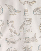 Baby 2-Piece Organic Cotton Pyjama in Pet-Print, image 3 of 4 slides