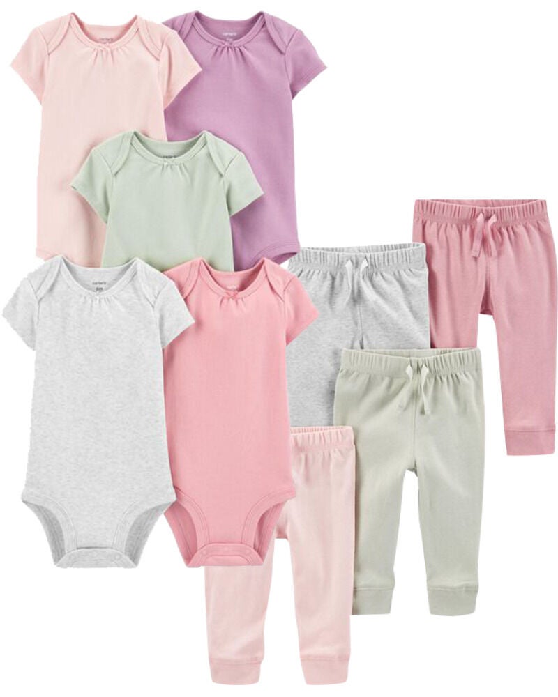 9-Piece Bodysuit Pant Set, image 1 of 1 slides