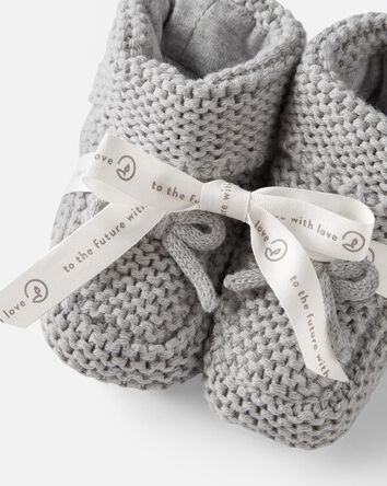 Chunky Knit Booties, 