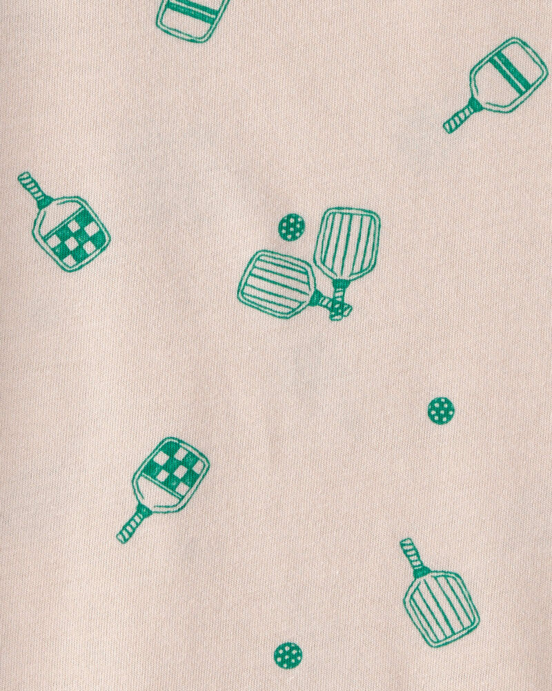 Tout-petit - T-shirt &agrave; motif pickleball - Brun, image 2 sur 2 diapositives