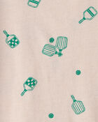 Tout-petit - T-shirt &agrave; motif pickleball - Brun, image 2 sur 2 diapositives