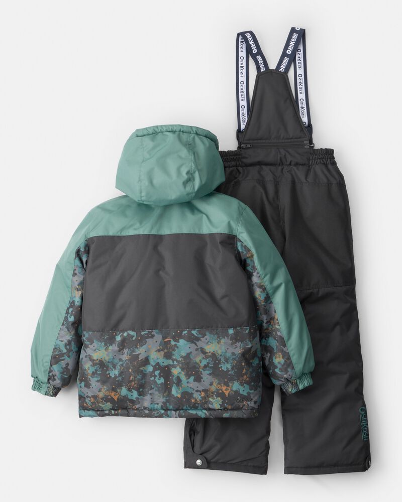 Gar&ccedil;ons - Habit de neige 2 pi&egrave;ces Taslan de couleurs contrastantes, image 2 sur 13 diapositives