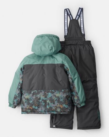 Garçons - Habit de neige 2 pièces Taslan de couleurs contrastantes, 