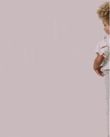 Tout-petit fille - Haut &agrave; col festonn&eacute;, imprim&eacute; p&acirc;tisserie - Cr&egrave;me, 