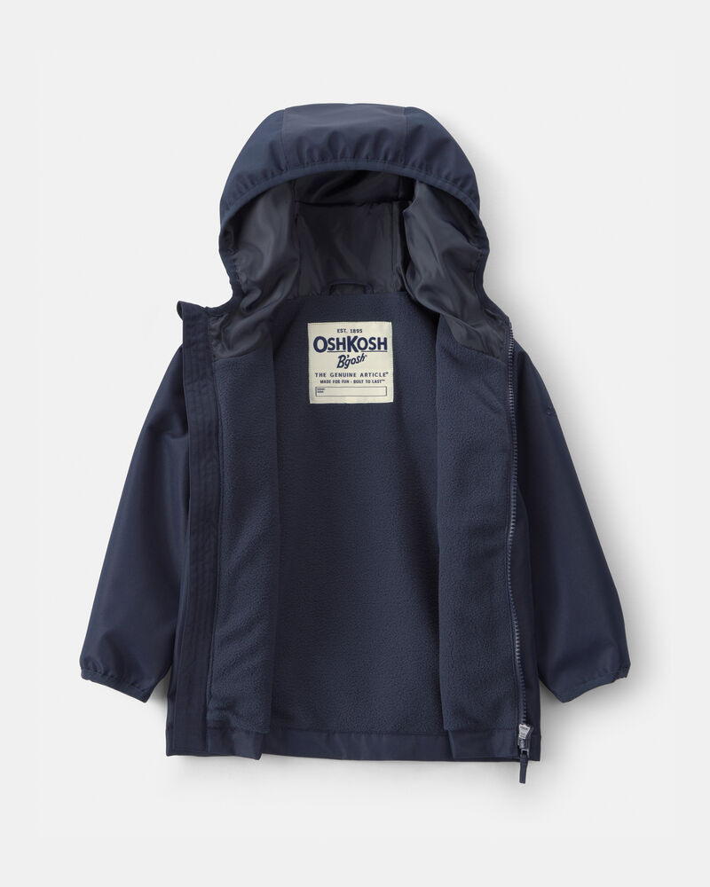 Tout-petit gar&ccedil;on - Blouson mi-&eacute;paisseur doubl&eacute; de molleton pour gar&ccedil;on - Bleu marine, image 2 sur 3 diapositives