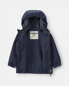 Tout-petit gar&ccedil;on - Blouson mi-&eacute;paisseur doubl&eacute; de molleton pour gar&ccedil;on - Bleu marine, image 2 sur 3 diapositives