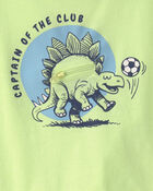 B&eacute;b&eacute; gar&ccedil;on - T-shirt &agrave; imprim&eacute; dinosaure &laquo;Captain Of The Club&raquo; - Vert, image 3 sur 3 diapositives