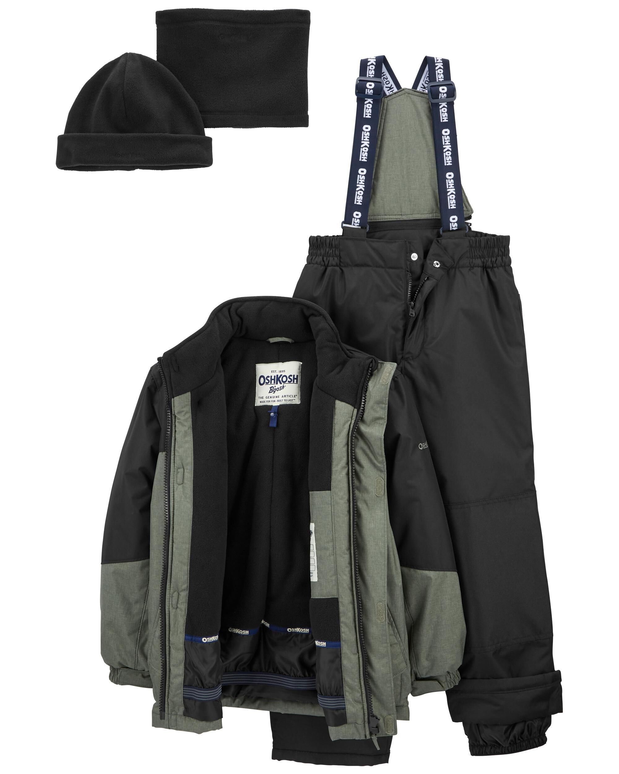 Enfant Habit de neige 2 pieces avec tuque et cache cou en prime
