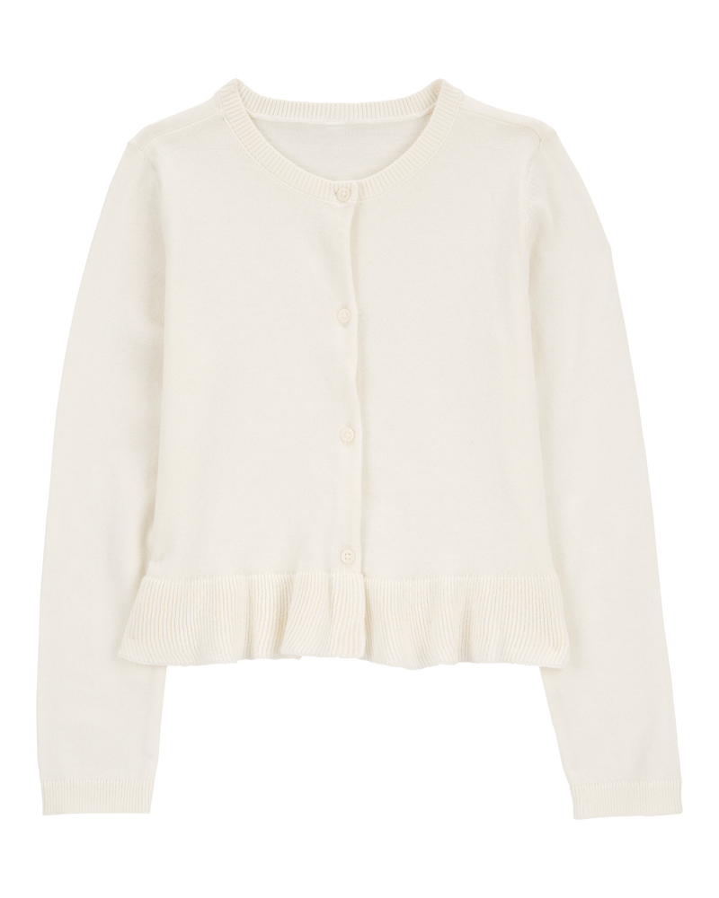 White cardigan kids on sale
