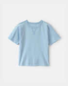 Kids Solid T-Shirt - Blue, image 1 of 3 slides