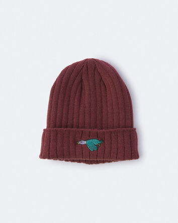 Toddler Duck Beanie - Brown, 