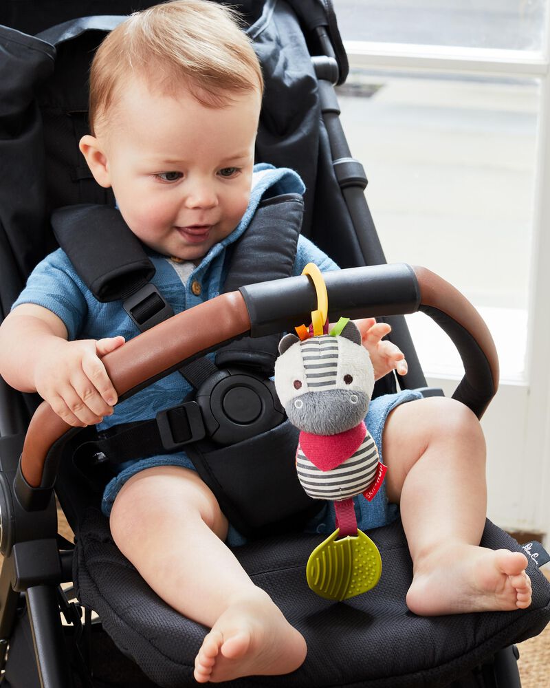 Zebra Bandana Buddies Chime & Teethe Toy, image 6 of 7 slides