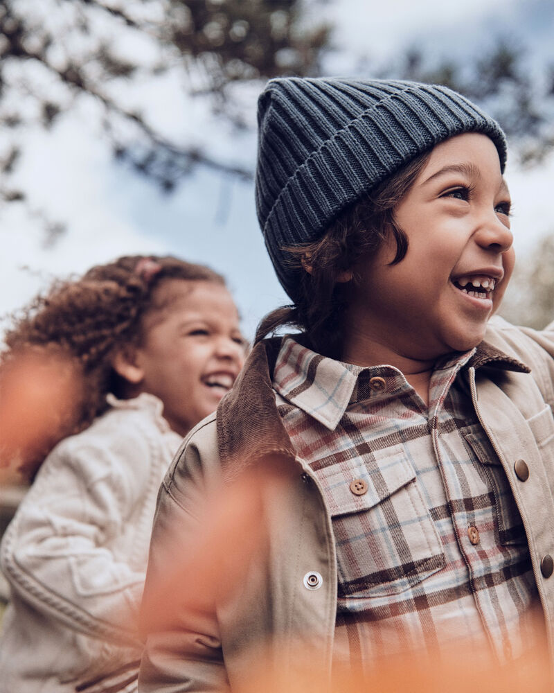 Toddler Organic Cotton Sweater Knit Beanie, image 3 of 4 slides