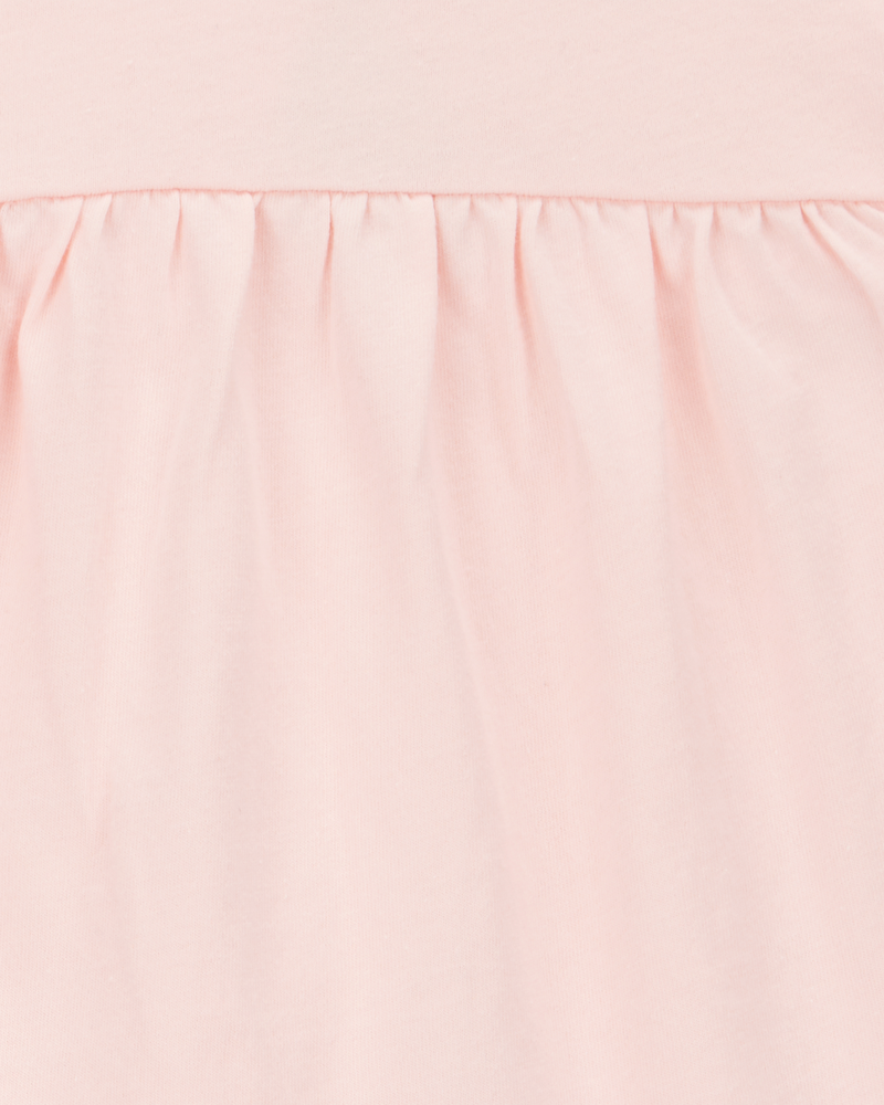 Baby Girl 2-Piece Gingham Bodysuit & Short Set - Orange, image 2 of 3 slides