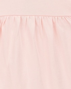 Baby Girl 2-Piece Gingham Bodysuit & Short Set - Orange, image 2 of 3 slides