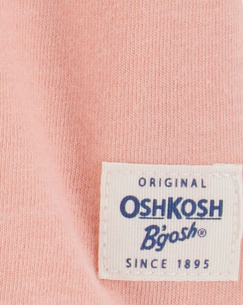 Baby Pocket Henley Tee - Coral, 