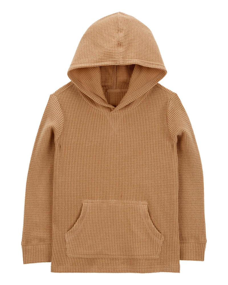 Enfant Chemise isotherme unie à manches longues - Havane, image 1 sur 3 diapositives