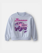 Filles - Chandail en jersey bouclette Ford Bronco - Bleu, image 1 sur 2 diapositives