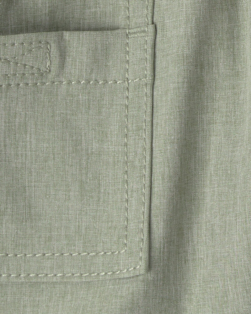 B&eacute;b&eacute; gar&ccedil;on - Short tiss&eacute; avec poches - Vert, image 3 sur 3 diapositives