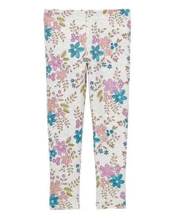 Toddler Floral Stretch Leggings - Floral, 