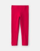 Toute-petite fille - Legging extensible &agrave; enfiler en coton &ndash; Rouge, image 2 sur 3 diapositives