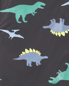 Dinosaur Colour Changing Rain Jacket - Grey, image 5 of 6 slides