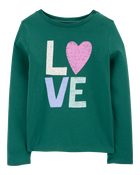 Kid Love Long-Sleeve Graphic Tee, image 1 of 3 slides