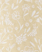 Kid Floral Print Organic Cotton 2-Piece Pyjamas, image 3 of 4 slides