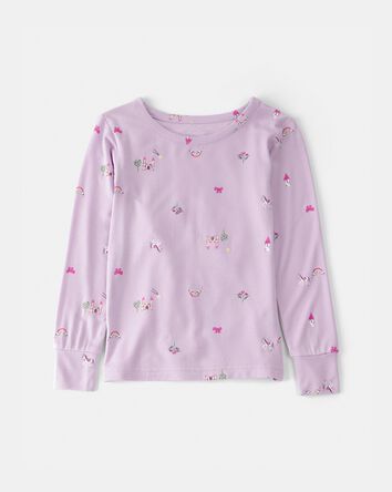 Toddler Girl Fairytale PurelySoft 2-Piece Pyjama Set - Purple, 