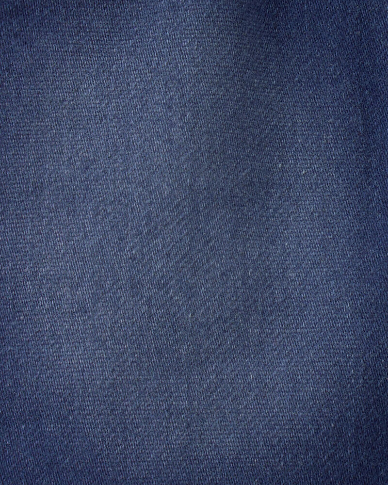 B&eacute;b&eacute; gar&ccedil;on - Short &agrave; cordon de serrage en denim - D&eacute;lav&eacute; fonc&eacute;, image 3 sur 3 diapositives
