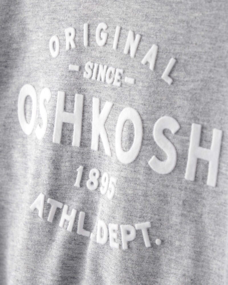Tout-petit gar&ccedil;on - T-shirt &agrave; manches longues avec logo Oshkosh - Gris, image 2 sur 3 diapositives