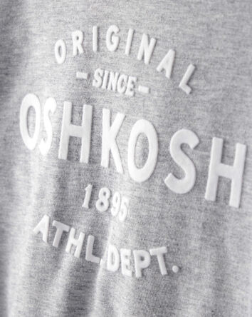 Tout-petit gar&ccedil;on - T-shirt &agrave; manches longues avec logo Oshkosh - Gris, 