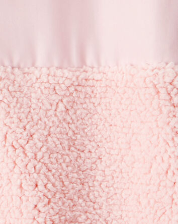 Filles - Veste Sherpa à manches longues - Rose, 