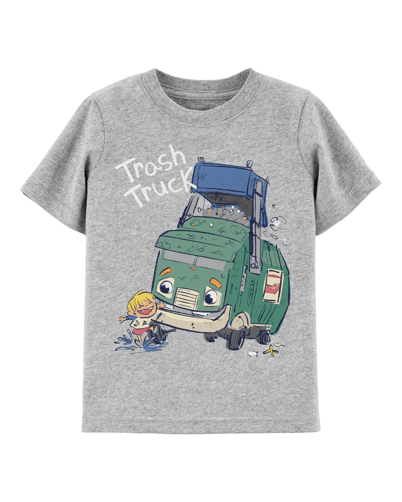 Toddler Trash Truck Tee, image 1 of 2 slides